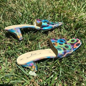 Vintage Shoes - Butterfly/flower mules Vintage Shoes - Butterfly/flower mules